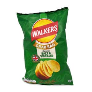 Walkers Salt and Vinegar Crisps Grab Bag 45g